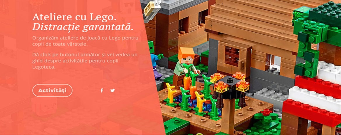 website screenshot legoteca