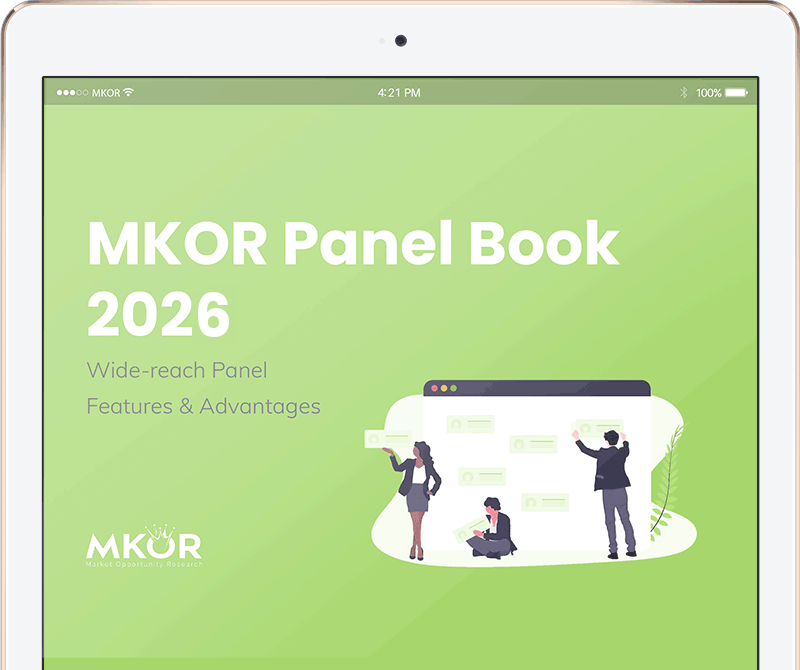 MKOR Panel Book 2026 cover shown on a tablet