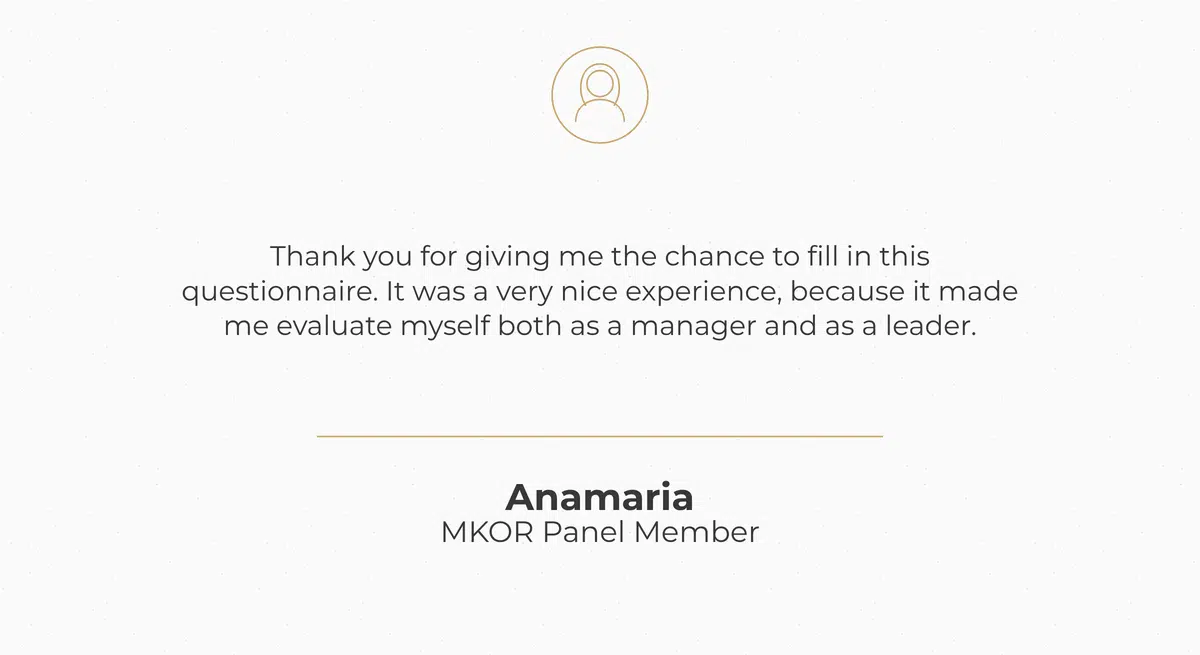 Anamaria, MKOR Panel Member