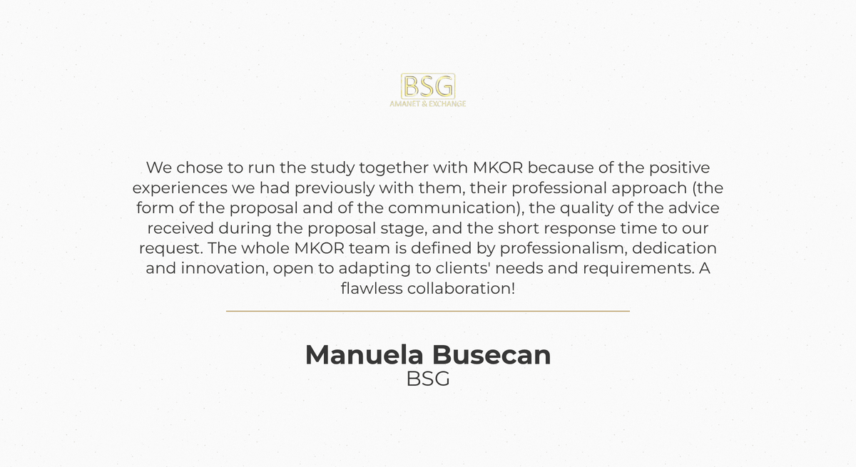 Manuela Busecan, BSG (Amanet & Exchange)