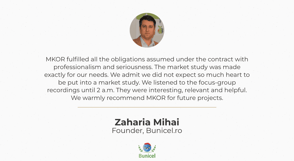 Zaharia Mihai, Sales Director at Bunicel.Ro SRL-D