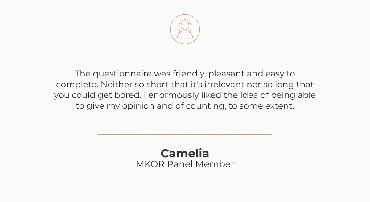 Camelia, MKOR Panel Member