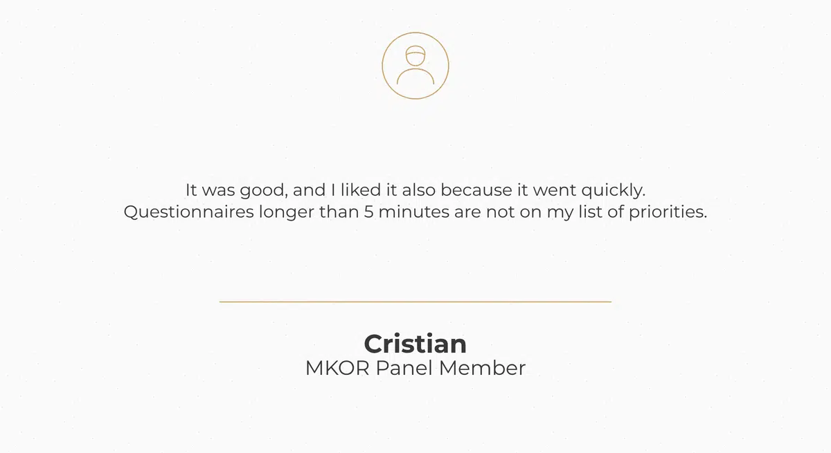 Cristian, MKOR Panel Member