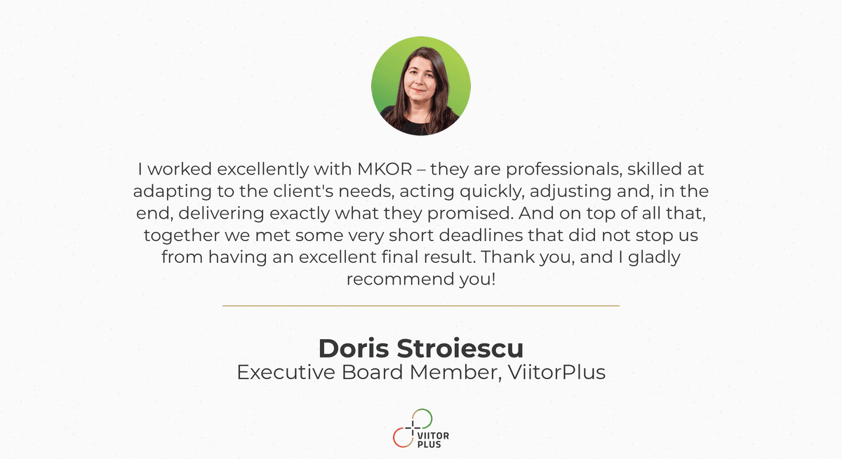 Doris Stroiescu, Social Enterprises Manager at Viitor Plus (Țara lui Andrei finalist)