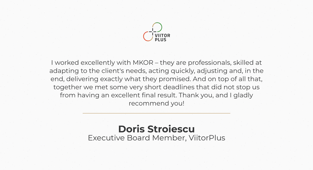 Doris Stroiescu, Social Enterprises Manager at Viitor Plus (Țara lui Andrei finalist)