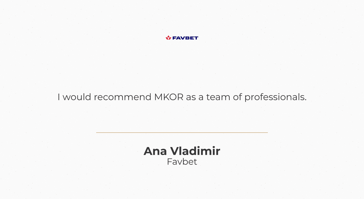 Ana Vladimir, Favbet