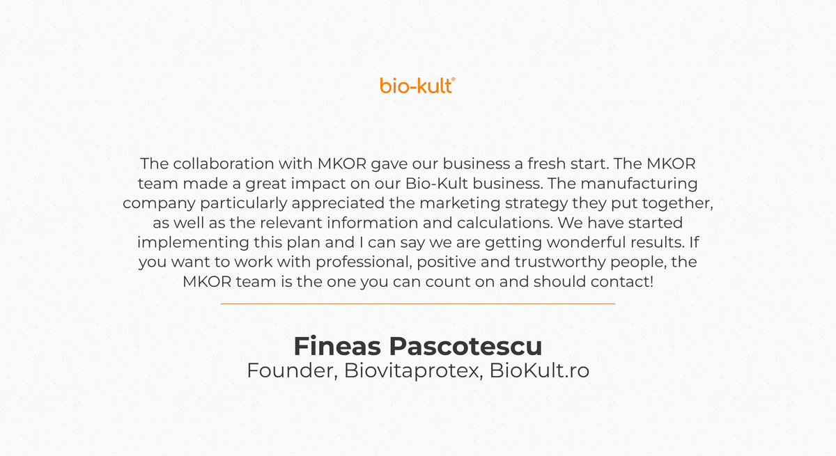 Fineas Pascotescu, Founder at Biovitaprotex, BioKult.ro