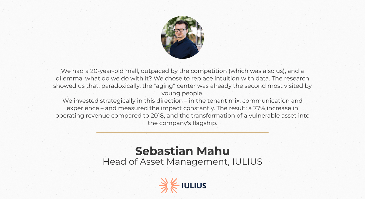 Sebastian Mahu, Head of Asset Management at IULIUS