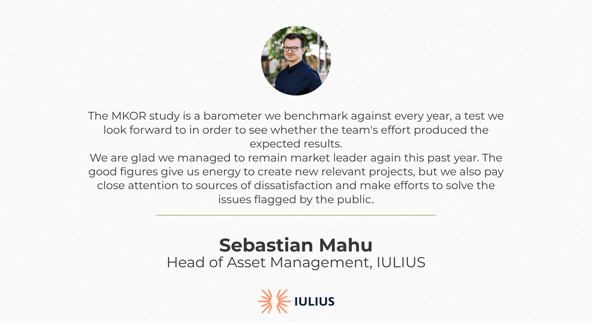 Sebastian Mahu, Head of Asset Management at IULIUS