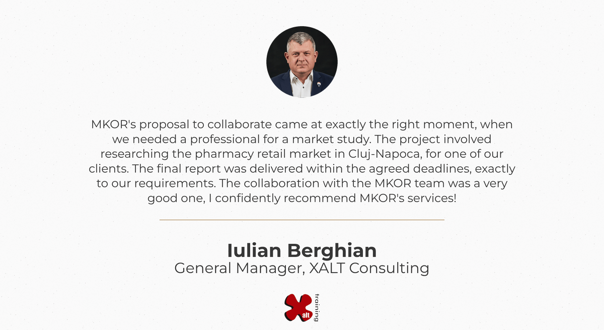 Iulian Berghian, General Manager at XALT Consulting