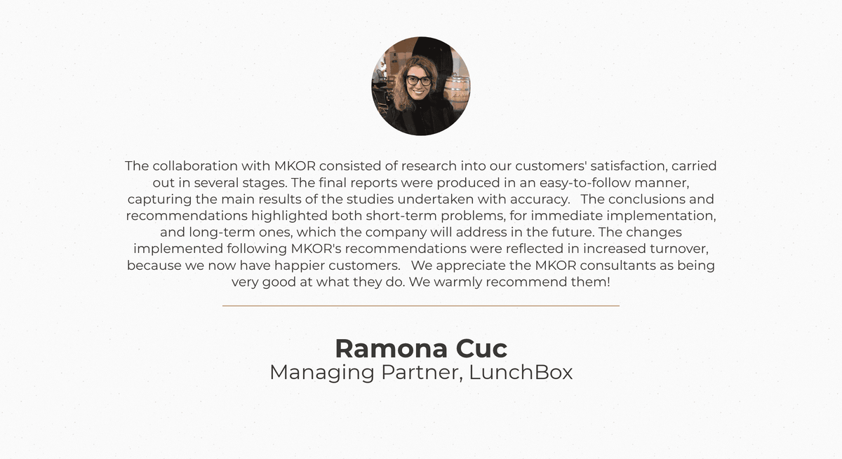 Ramona Cuc, General Manager at LunchBox