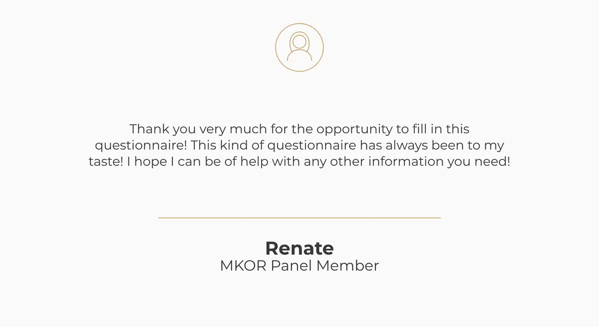 Renate, MKOR Panel Member