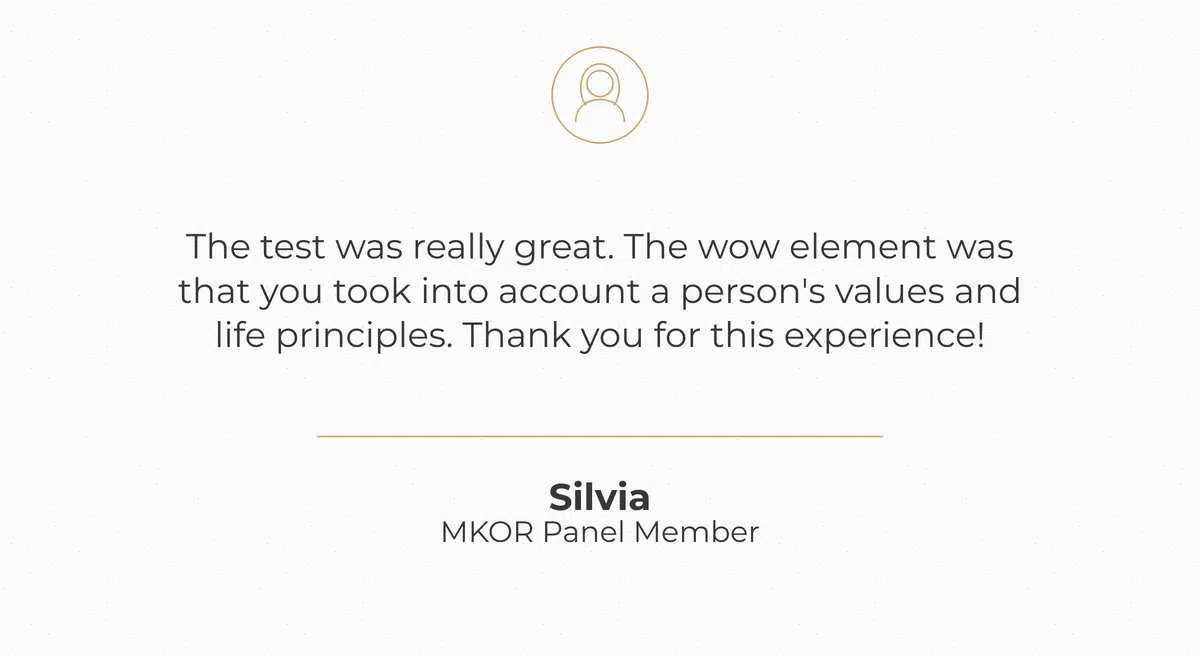 Silvia, MKOR Panel Member