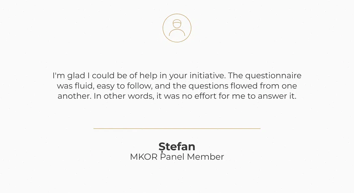 Ștefan, MKOR Panel Member