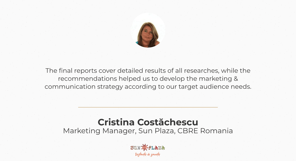 Cristina Costăchescu, Sun Plaza