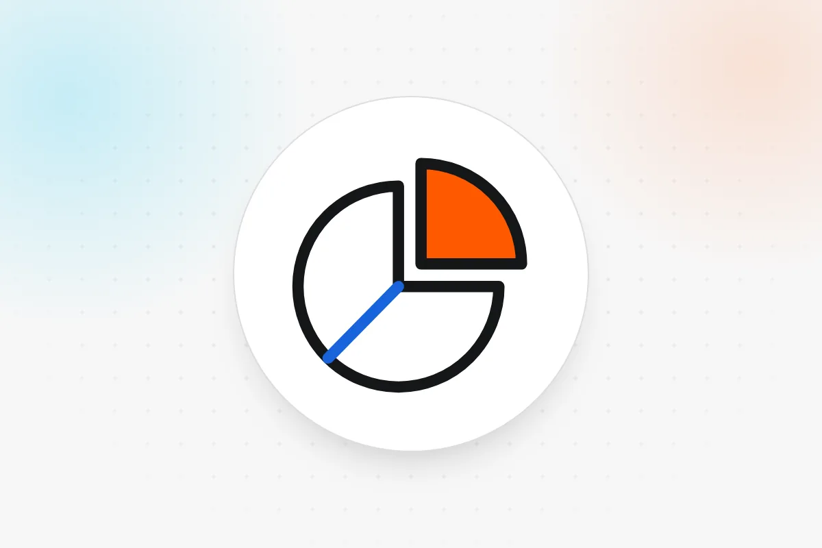 Market research icon: pie chart with a highlighted slice